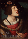 An archival premium Quality Art Print of the Portrait of Charles V by Barend van Orley
