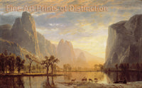 archival art Print of Valley of the Yosemite by Albert Bierstadt