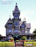The Carson Mansion in Eureka California Art Print