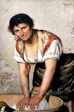 An archival premium Quality art Print of The Laundress by Pasquale Celommi 
