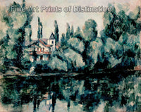 Art Print of Banks of the Marne by French Impressionist Paul Cezanne