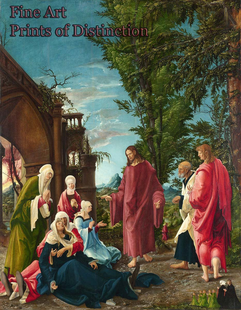 art Print of Christ Taking Leave of His Mother painted by Albrecht Altdorfer 