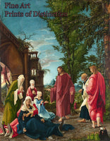 art Print of Christ Taking Leave of His Mother painted by Albrecht Altdorfer 