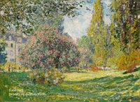 Art Print of Parc Monceau painted by Claude Monet