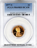 1977-S Lincoln Cent PCGS Proof 69 Red Deep Cameo
