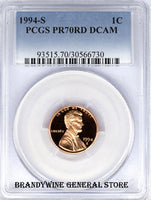 1994-S Lincoln Cent PCGS Proof 70 Red Deep Cameo