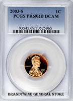 2003-S Lincoln Cent PCGS Proof 69 Red Deep Cameo