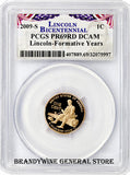 2009-S Lincoln Cent Formative Years PCGS Proof 69 Red Deep Cameo