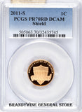 2011-S Lincoln Cent PCGS Proof 70 Red Deep Cameo