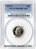 1976-S Roosevelt Dime PCGS Proof 69 Deep Cameo