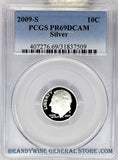 2009-S Roosevelt Silver Dime PCGS Proof 69 Deep Cameo