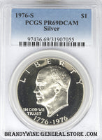 1976-S Silver Eisenhower Dollar PCGS Proof 69 Deep Cameo