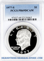 1977-S Eisenhower Dollar PCGS Proof 69 Deep Cameo