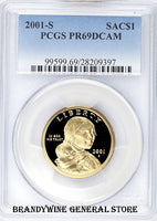 2001-S Sacagawea Dollar PCGS Proof 69 Deep Cameo