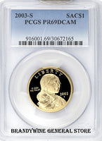 2003-S Sacagawea Dollar PCGS Proof 69 Deep Cameo