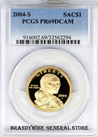 2004-S Sacagawea Dollar PCGS Proof 69 Deep Cameo