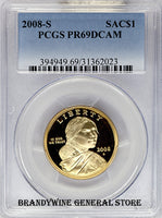2008-S Sacagawea Dollar PCGS Proof 69 Deep Cameo