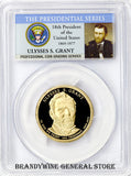 2011-S Ulysses S. Grant Presidential Dollar PCGS Proof 69 Deep Cameo Obverse