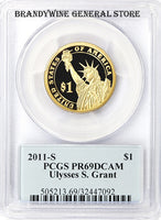 2011-S Ulysses S. Grant Presidential Dollar PCGS Proof 69 Deep Cameo