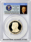 2013-S Theodore Roosevelt Dollar Coin PCGS Proof 69 Deep Cameo Obverse