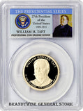 2013-S William Taft Presidential Dollar PCGS Proof 69 Deep Cameo Obverse