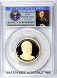 2014-S Franklin Roosevelt Presidential Dollar PCGS Proof 69 Deep Cameo Obverse