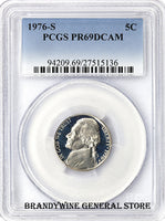 1976-S Jefferson Nickel PCGS Proof 69 Deep Cameo