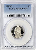 1998-S Jefferson Nickel PCGS Proof 69 Deep Cameo