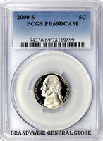 2000-S Jefferson Nickel PCGS Proof 69 Deep Cameo