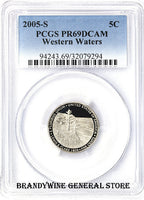 2005-S Jefferson Nickel Western Waters PCGS Proof 69 DCAM