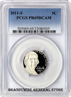 2011-S Jefferson Nickel PCGS Proof 69 DCAM