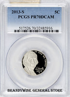 2013-S Jefferson Nickel PCGS Proof 70 Deep Cameo