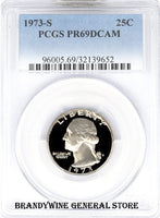 1973-S Washington Quarter PCGS Proof 69 Deep Cameo