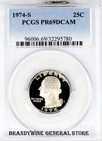 1974-S Washington Quarter PCGS Proof 69 Deep Cameo