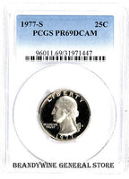 1977-S Washington Quarter PCGS Proof 69 Deep Cameo