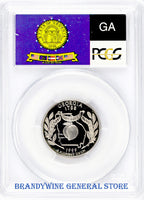 1999-S Georgia Statehood Quarter certified by PCGS at Proof 70 Deep Cameo