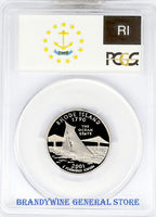 2001-S Rhode Island Statehood Quarter PCGS Proof 69 Deep Cameo