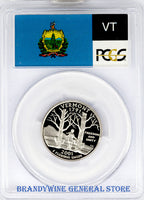 2001-S Vermont Statehood Quarter PCGS Proof 70 Deep Cameo