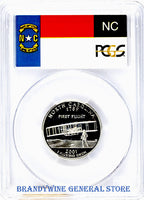 2001-S North Carolina Silver Statehood Quarter PCGS Proof 70 Deep Cameo