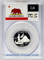 2005-S California Silver Statehood Quarter PCGS Proof 70 Deep Cameo