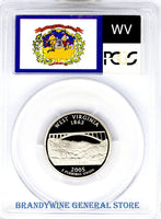 2005-S West Virginia Quarter PCGS Proof 69 Deep Cameo