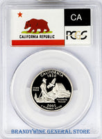 2005-S California Statehood Quarter PCGS Proof 70 Deep Cameo