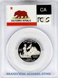 2005-S California Statehood Quarter PCGS Proof 70 Deep Cameo