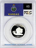 2005-S Kansas Silver Statehood Quarter PCGS Proof 69 Deep Cameo