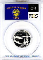 2005-S Oregon Silver Statehood Quarter PCGS Proof 69 Deep Cameo