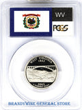 2005-S West Virginia Quarter PCGS Proof 70 Deep Cameo