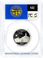 2006-S Nebraska Silver Quarter PCGS Proof 70 Deep Cameo