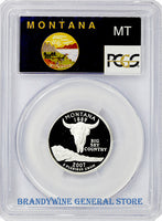 2007-S Montana Silver Quarter PCGS Proof 70 Deep Cameo