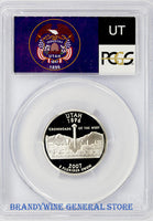 2007-S Utah Silver Statehood Quarter PCGS Proof 70 Deep Cameo