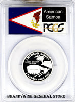 2009-S American Samoa Silver Quarter PCGS Proof 69 Deep Cameo
